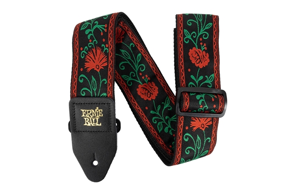 ERNIE BALL 5361 JACQUARD STRAP WESTERN ROSE