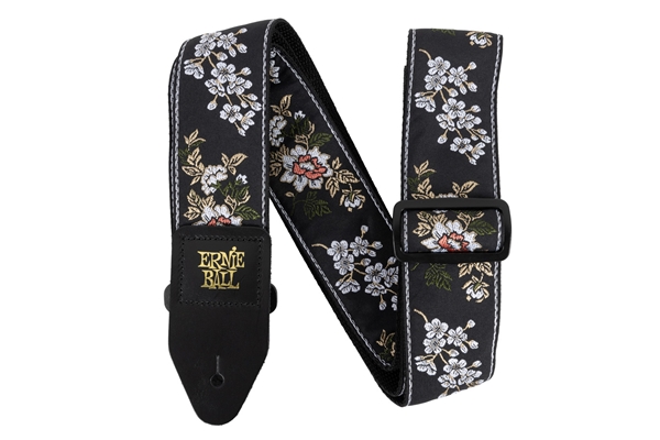ERNIE BALL 5362 JACQUARD STRAP WHITE BLOSSOM