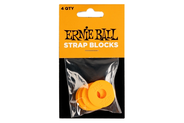 ERNIE BALL 5621 STRAP BLOCKS ORANGE