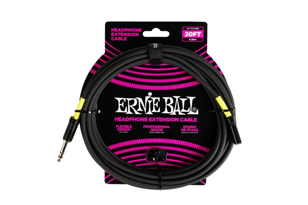 ERNIE BALL 6423 PROLUNGA CUFFIE TRS JACK GRANDE 6M