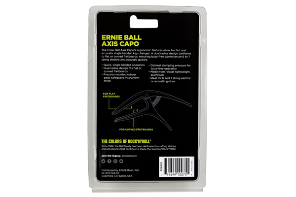 Ernie Ball 9602 Axis Capo Bronze