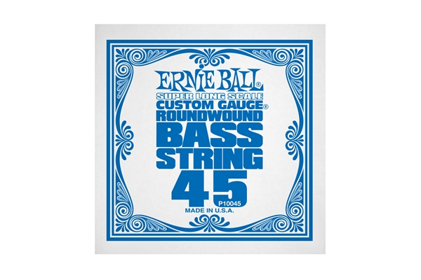 Ernie Ball 0045 Nickel Wound Bass Scala Super Lunga .045