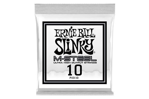 ERNIE BALL 0110 M-STEEL REINFORCED PLAIN .010