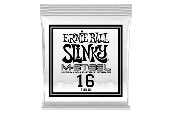 ERNIE BALL 0116 M-STEEL REINFORCED PLAIN .016