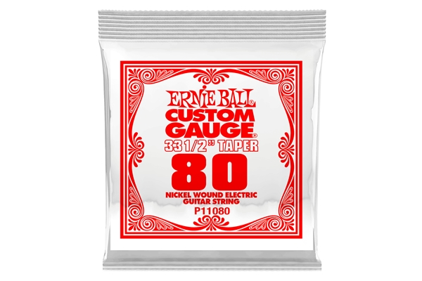 ERNIE BALL 1080 NICKEL WOUND SCALA LUNGA .080