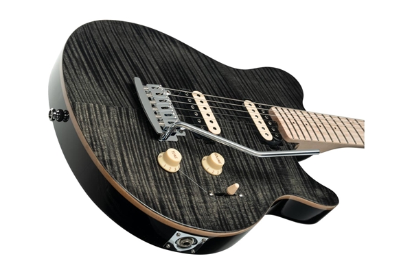 STERLING BY MUSIC MAN AXIS AX3 FLAME MAPLE TRANS BLACK