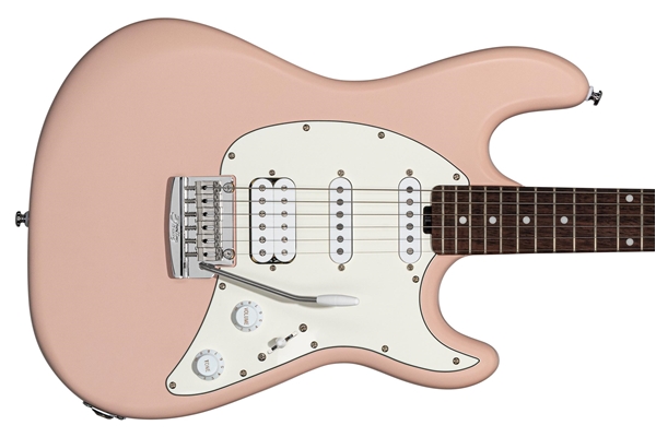 STERLING BY MUSIC MAN CUTLASS CT50HSS PUEBLO PINK SATIN