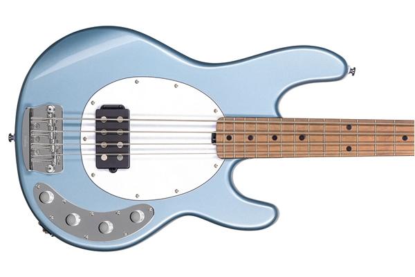 STERLING BY MUSIC MAN STINGRAY RAY34 FIREMIST SILVER
