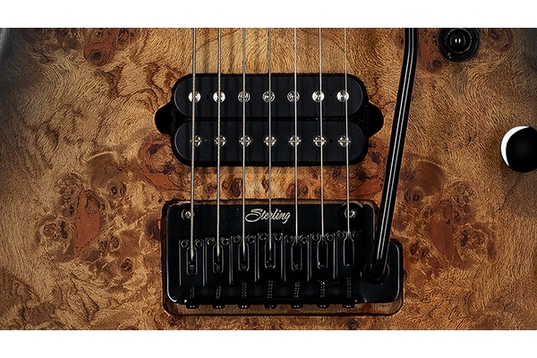 STERLING BY MUSIC MAN RICHARDSON 7 NATURAL POPLAR BURST
